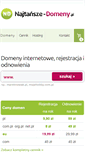 Mobile Screenshot of najtanszedomeny.pl